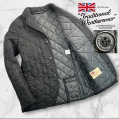 ウール キルティングジャケット