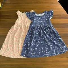 エルフィンドール　ワンピース 2枚セット 110㎝　お値下げ不可のサムネイル