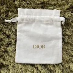 Dior ホワイト 布製ポーチ