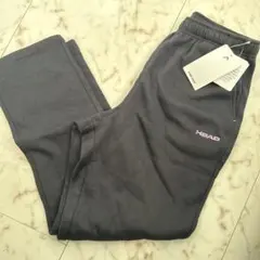 新品未使用　レディース　HEAD ブラック カジュアル裏起毛パンツ Lサイズ
