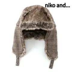 niko and ... フライトキャップ ニコアンド 帽子
