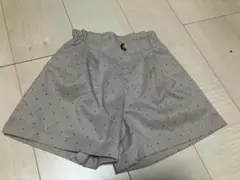【未使用】アプレレクール100cm ドットフレアパンツ　ショートパンツ