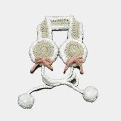 イヤーマフ ボンネット ヘッドドレス　ハンドメイドy2k グランジ