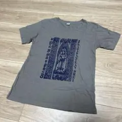 カンボジア　Tシャツ　薄手　グレー　デザイン　S M カジュアル　ロゴT