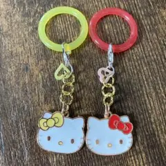 サンリオ キティ＆ミミィちゃん 2点セットめじるしアクセサリー