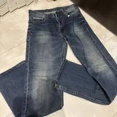 Navy ダークブルー ストレートデニム 29/73.5cmのサムネイル