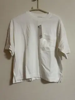 4枚セット！GU ポケット付きホワイトTシャツ Lサイズ