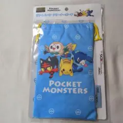 サン＆ムーン　ニンテンドー3DS LL用クリーナーポーチ