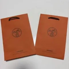 HERMES ショップ袋 2枚セットのサムネイル