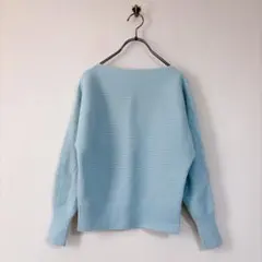 ニューヨーカー（M）長袖 ニット セーター ボートネック　ドルマン