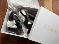 Chloe クロエ サンダル 黒 厚底 ハイヒールのサムネイル