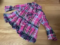 【可愛い♡】Ralph Lauren チェック柄ワンピース 18M ピンク