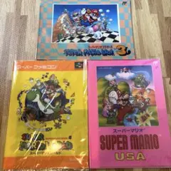ニンテンドーミュージアム限定スーパーマリオブラザーズ クリアファイル3枚セット
