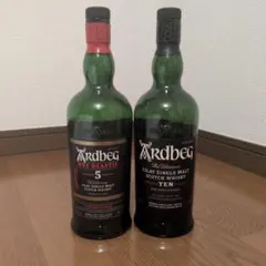 Ardbeg ウィー・ビースティー5年 & 10年 空き瓶セット - メルカリ
