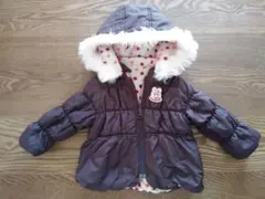 ミキハウス　ホットビスケッツ　ダウン 80