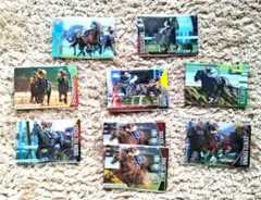 バンダイ　サラブレッドホースコレクション　ドウデュース　クロワデュノール他7枚