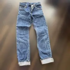 キッズ　ストレートデニム Mサイズ