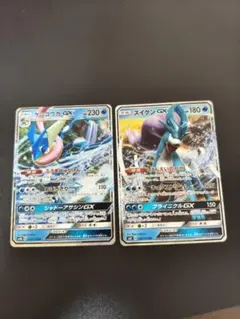 ポケモンカード　ゲッコウガgx スイクンgx rr 2枚のサムネイル