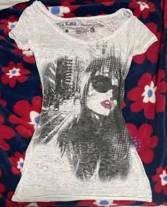 00s y2k 平成ギャル　グランジ　ヴィンテージ　プリント