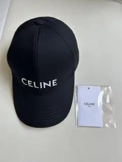 美品✨CELINE ブラック ベースボールキャップ - メルカリ