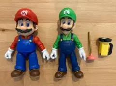 ザ スーパーマリオブラザーズ ムービー マリオ ルイージ 2体セット