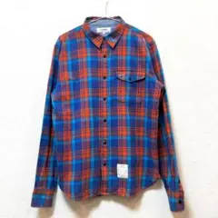 TOMMY (トミー) チェック柄ネルシャツ カジュアルシャツメンズ　送料込み