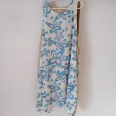 うずまき模様ノースリーブワンピース