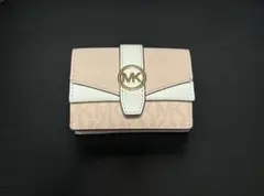 MICHAEL KORS 三つ折り財布 ピンク ホワイトのサムネイル