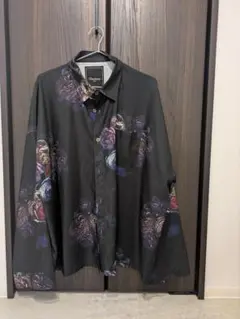 Unrelaxing DESIGN 花柄 長袖シャツ