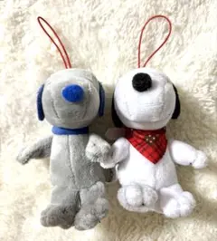 スヌーピー　ぬいぐるみストラップ　2個セット