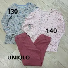 キッズパジャマセット　130 140 UNIQLO