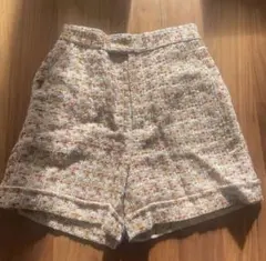 SLYツイード マルチカラー ショートパンツ
