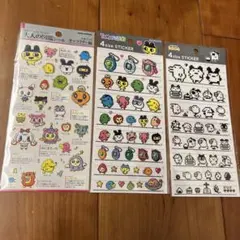 【新品未開封】たまごっち 大人の図鑑シール 4サイズ ステッカー 3点セット