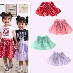 littc リトシー ディズニーdisneyミニーちゃんスカートスカパングリーンのサムネイル