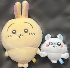 うさぎ、ハチワレぬいぐるみ