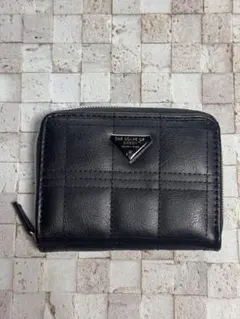 THE SCAPE OF GREEN やみつき財布 ボックスステッチ ブラック