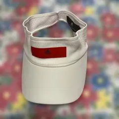絵理奈加藤 様　adidas ステラマッカートニー　サンバイザー　白　美品のサムネイル