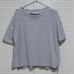 F21 SEASON REASON ボーダー 半袖 カットソー M