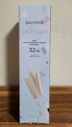 【美品】SALONIA 2WAY ヘアアイロン 32mm