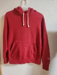 Champion　チャンピオン　 赤 フード付きパーカー