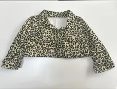 ヒョウ柄　ジャケット