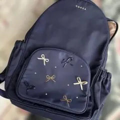TOCCA ❣️ネイビー リボンリュック