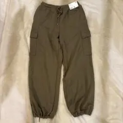 【新品未使用タグ付】UNIQLO スウェット カーゴパンツ L オリーブ