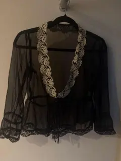 ダークコケット スイートボヘミアン古着 クロシェレース シアー 