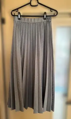 プリーツロングスカート冬