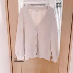 SNIDEL HOME ボア素材 長袖カーディガン