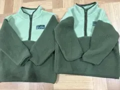 H&M フリースジャケット 110.120センチ２枚セット売り　値下げ可能