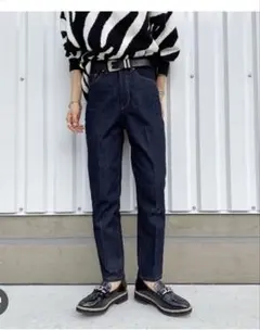 【極美品】PAGEBOY ドレスジーンズ　インディゴブルー　M