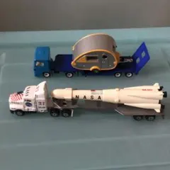 NASA トラックとロケット ミニカーセット