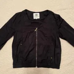 ルノンキュール　テチチ　ブルゾン　アウター　ジャケット　ネイビー　ブラック